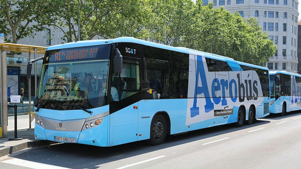 Aerobus - barcelona bus to airport 