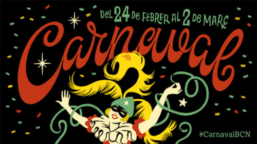 Barcelona carnival poster