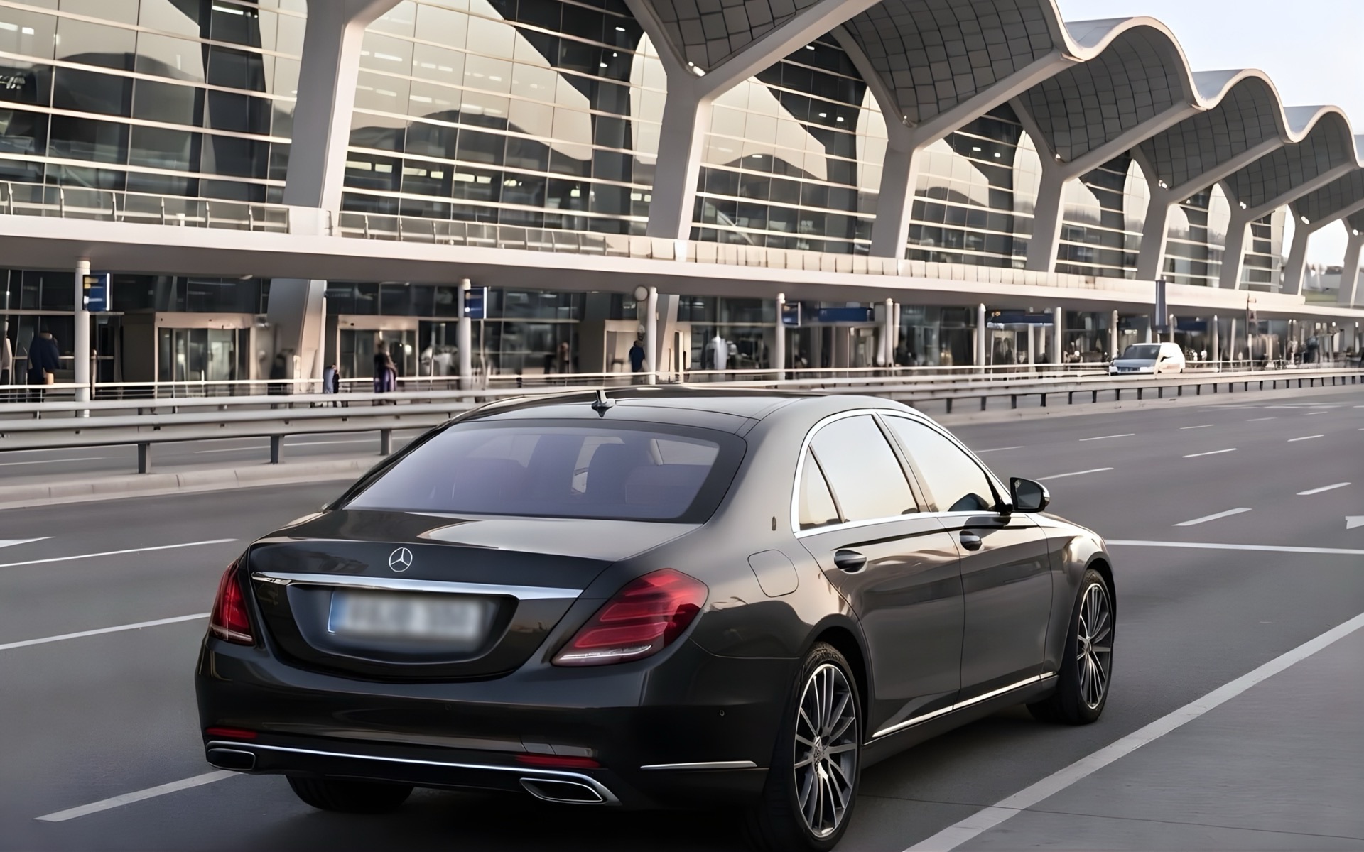 Coche privado en el Aeropuerto de Barcelona
