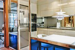 sleek private kitchen to cook the fresh produce of the local markets in the Eixample area of Barcelona
