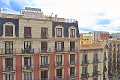 views from the window of LaMimosa apartment with three bedrooms in Eixample neighbourhood next to Passeig de Gràcia for short term stays by bizflats vacation apartments for rent in Barcelona