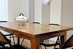 smart dining room in the Macca furnished apartment in Barcelona Gothic Quarter area