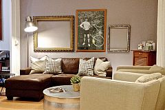 smart living room area in the Macca apartment in Barcelona Gothic Quarter neighbourhood