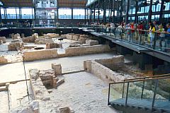 Roman ruins under The Born mercat (market)